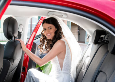 Sposa in auto